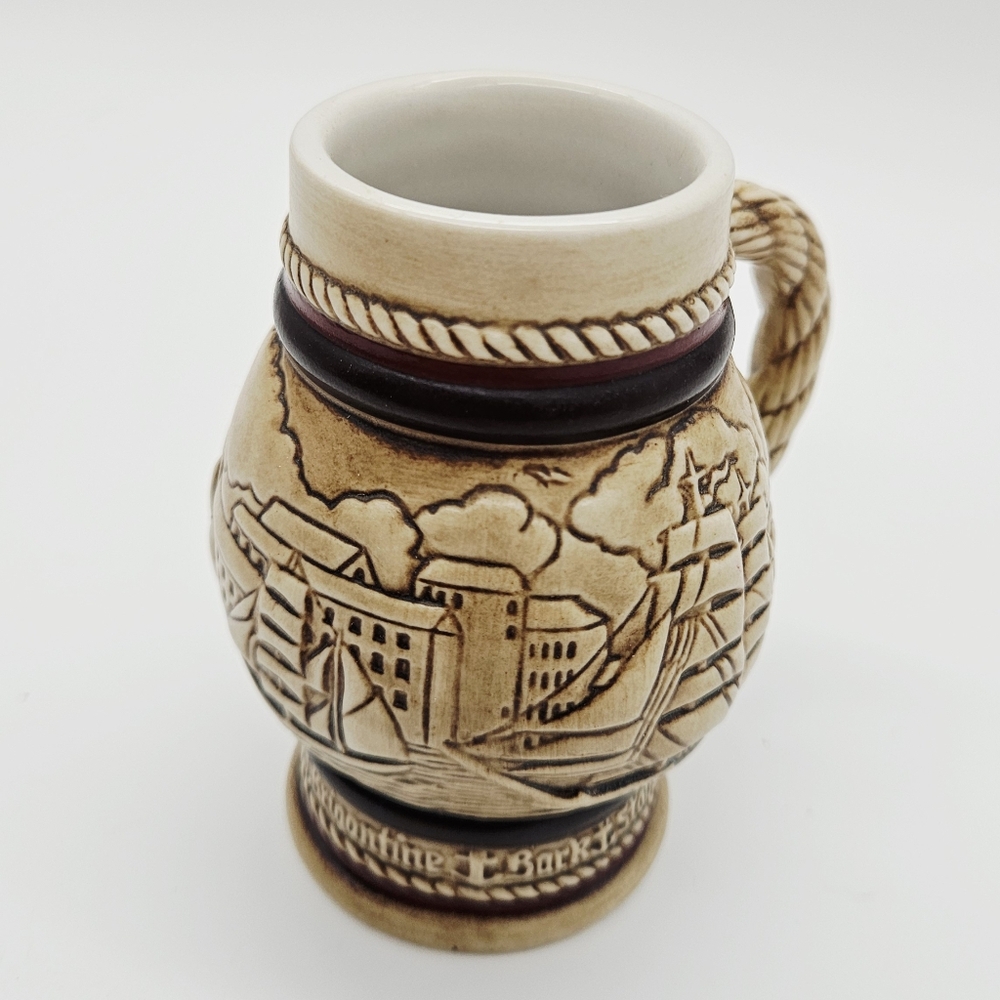 AVON | vintage 1983 tall sailing ships mini beer stein mug